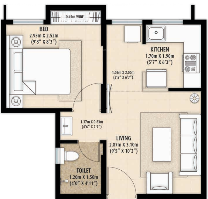  happinest palghar 1 Floor Plan Floor Plan