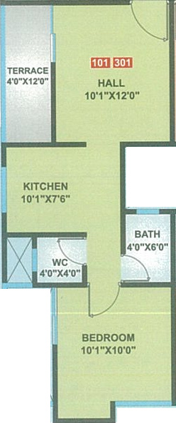 Aware Rajyog Residency (1BHK+1T (570 sq ft) 570 sq ft) Aware Rajyog Residency (1BHK+1T (570 sq ft) 570 sq ft)