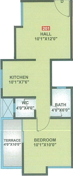 Aware Rajyog Residency (1BHK+1T (572 sq ft) 572 sq ft) Aware Rajyog Residency (1BHK+1T (572 sq ft) 572 sq ft)