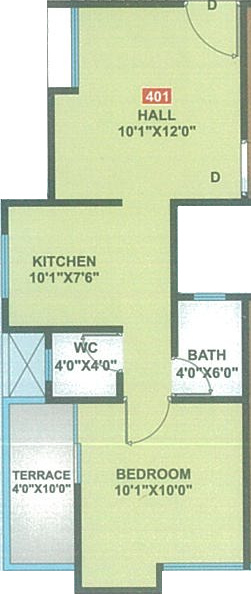 Aware Rajyog Residency (1BHK+1T (575 sq ft) 575 sq ft) Aware Rajyog Residency (1BHK+1T (575 sq ft) 575 sq ft)