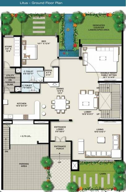 Suyojit Viridian Vallis Phase 1 F And G Sector Virens (4BHK+5T (3,488.37 sq ft) + Servant Room 3488.37 sq ft)