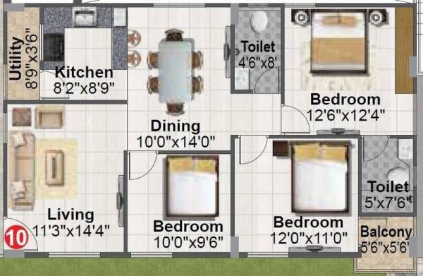  hyma-residency Floor Plan Floor Plan