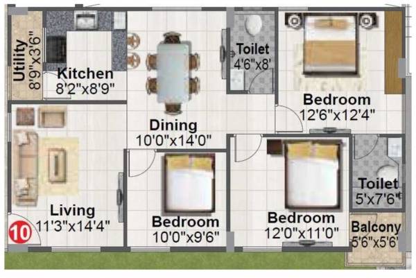  hyma-residency Floor Plan Floor Plan