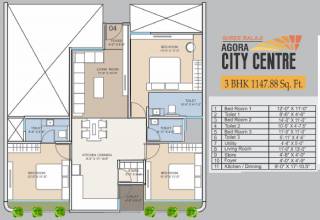 Shree Balaji Agora City Centre (3BHK+3T (1,147.88 sq ft) 1147.88 sq ft) Shree Balaji Agora City Centre (3BHK+3T (1,147.88 sq ft) 1147.88 sq ft)
