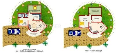 Rituraj Nal Safari (3BHK+2T (1,825 sq ft) 1825 sq ft)