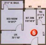 Aatreyee Ujjwainee (1BHK+1T (450 sq ft) 450 sq ft)