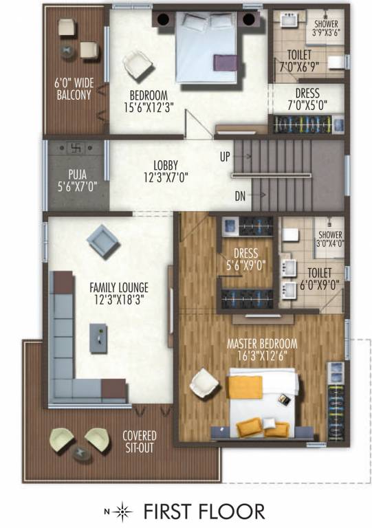  anvithas amari Floor Plan First Floor Plan