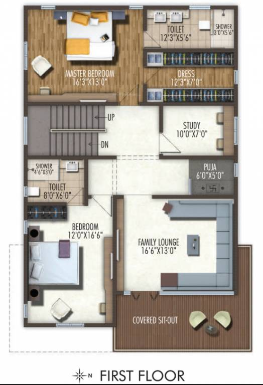  anvithas amari Floor Plan First Floor Plan