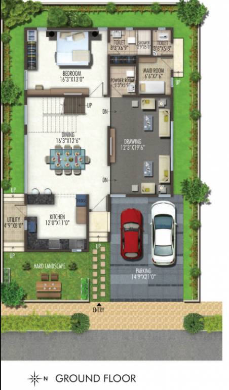  anvithas amari Floor Plan Ground Floor Plan