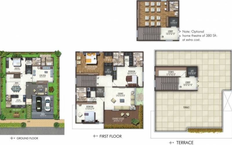 Preston Anvithas Amari (4BHK+5T (4,054 sq ft) + Servant Room 4054 sq ft)