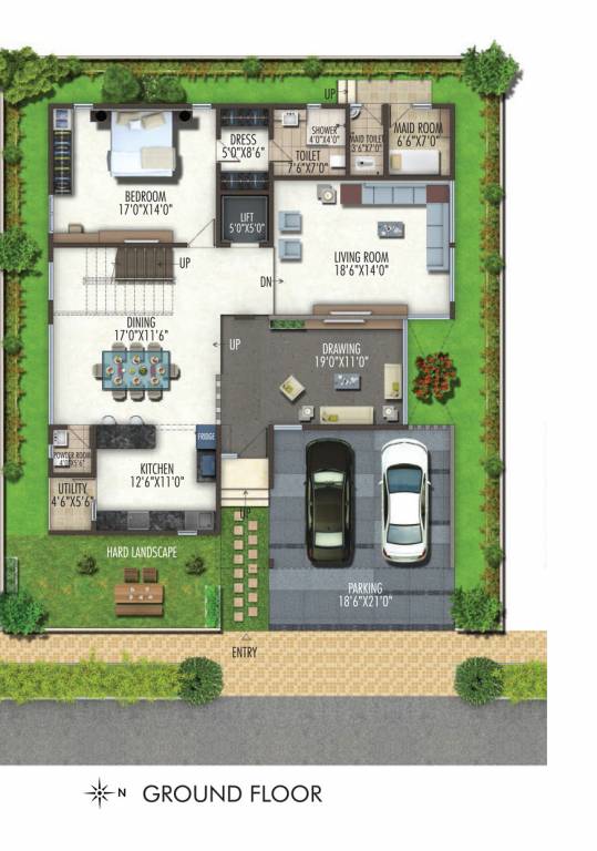  anvithas amari Floor Plan Ground Floor Plan