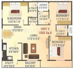 i1 SLR Residency (3BHK+3T (1,500 sq ft) 1500 sq ft) i1 SLR Residency (3BHK+3T (1,500 sq ft) 1500 sq ft)