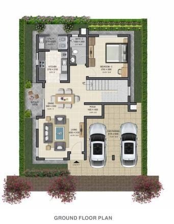  gardenia Floor Plan Ground Floor Plan