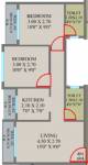 Fannan Town Centre (2BHK+2T (516.67 sq ft) 516.67 sq ft)