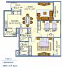 NCC Nagarjuna Premier (2BHK+2T (1,170 sq ft) 1170 sq ft)