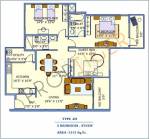 NCC Nagarjuna Premier (2BHK+2T (1,515 sq ft) Study Room 1515 sq ft) NCC Nagarjuna Premier (2BHK+2T (1,515 sq ft) Study Room 1515 sq ft)