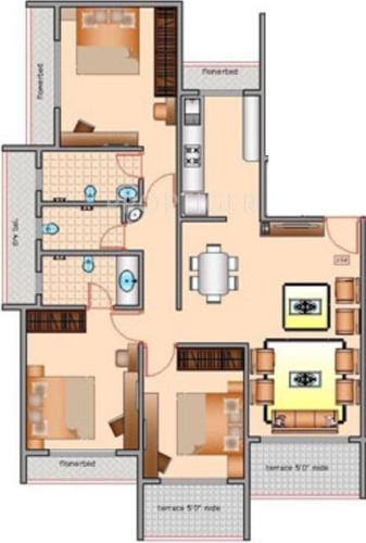 Victory Landmark (3BHK+3T (1,620 sq ft) 1620 sq ft)