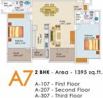 Vision Casa Dream (2BHK+2T (1,395 sq ft) 1395 sq ft) Vision Casa Dream (2BHK+2T (1,395 sq ft) 1395 sq ft)