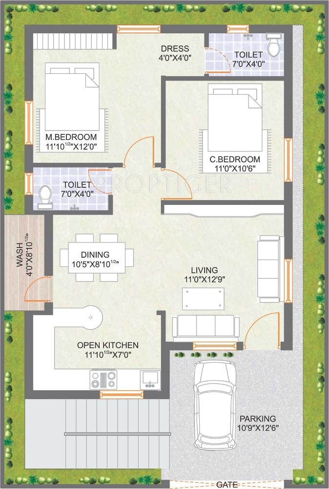 25x45-vastu-house-plan-2-bhk-plan-018-happho