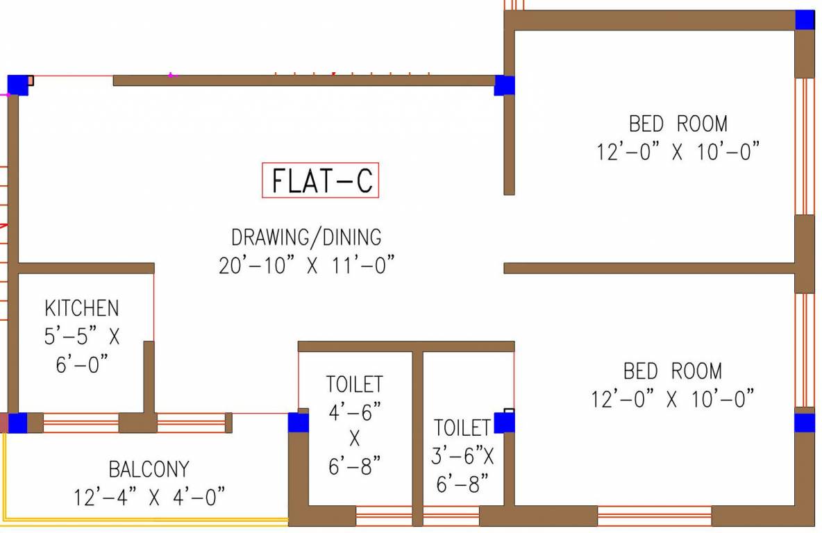 Lakshmi Nivas (2BHK+2T (952 sq ft) 952 sq ft)