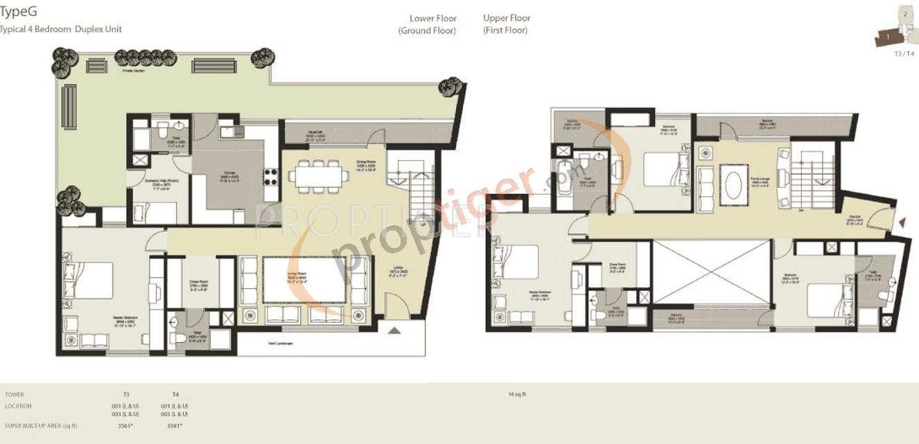Unitech Horizon (4BHK+4T (3,561 sq ft) 3561 sq ft) Unitech Horizon (4BHK+4T (3,561 sq ft) 3561 sq ft)