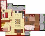 SKB Gold Coast (2BHK+2T (1,285 sq ft) Study Room 1285 sq ft) SKB Gold Coast (2BHK+2T (1,285 sq ft) Study Room 1285 sq ft)