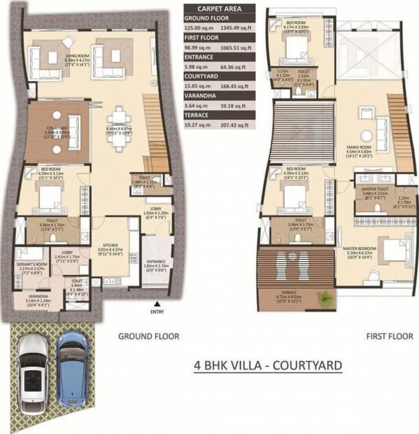 Mahindra The Serenes Villa No 21 (4BHK+5T (2,411.01 sq ft) + Servant Room 2411.01 sq ft)