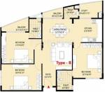 Klassik Landmark (3BHK+3T (1,691 sq ft) 1691 sq ft)