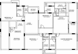 Manbhum Around the Grove (4BHK+5T (2,965 sq ft) + Servant Room 2965 sq ft) Manbhum Around the Grove (4BHK+5T (2,965 sq ft) + Servant Room 2965 sq ft)