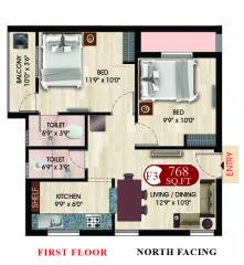 DAC Ashvath (2BHK+2T (768 sq ft) 768 sq ft) DAC Ashvath (2BHK+2T (768 sq ft) 768 sq ft)