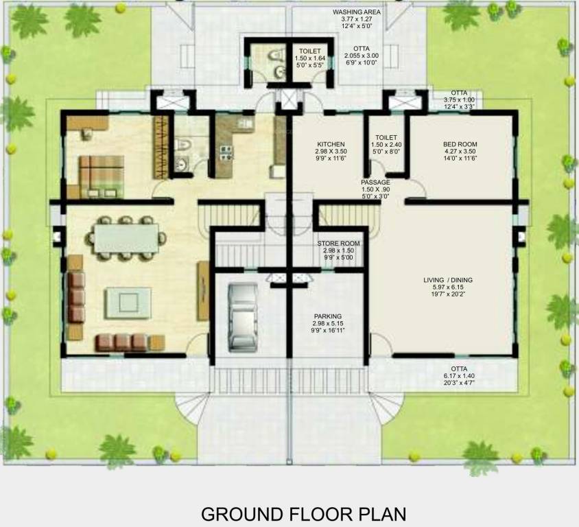  plot no 10 viva pirangut Floor Plan Ground Floor Plan