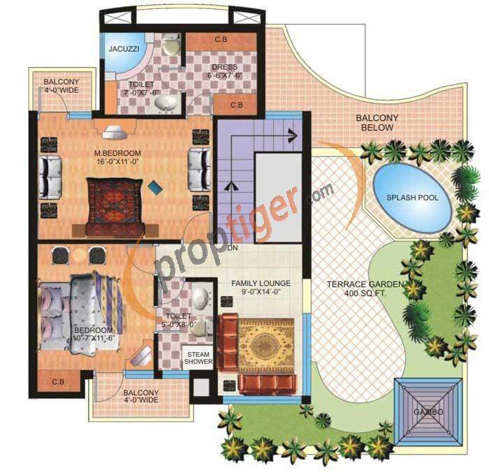 Pardesi Ushay Tower (4BHK+4T (3,057 sq ft) 3057 sq ft)