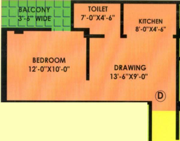 Ranchi Sarada Enclave (1BHK+1T (530 sq ft) 530 sq ft)