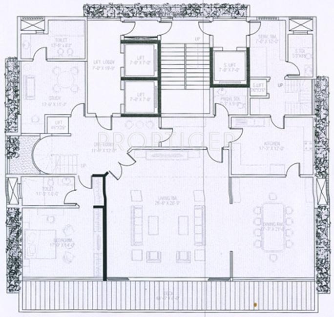 Sumer Grande (4BHK+4T (3,500 sq ft) + Servant Room 3500 sq ft)