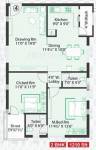 SNR Sri Sri Kala Kuteers (2BHK+2T (1,210 sq ft) 1210 sq ft)