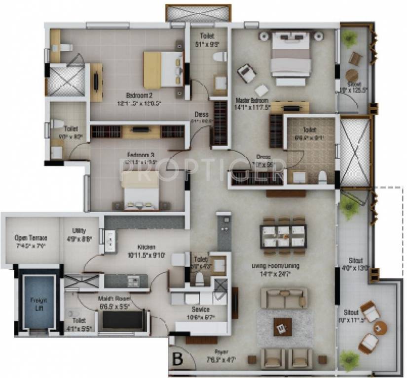 KSV The Point (3BHK+3T (2,414 sq ft) 2414 sq ft) KSV The Point (3BHK+3T (2,414 sq ft) 2414 sq ft)