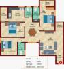 Sree Daksha Sanshray Phase II (3BHK+3T (1,645 sq ft) 1645 sq ft)