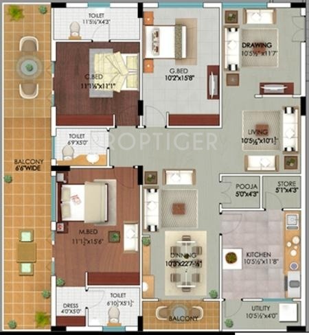 Sankalp Sankalp Homes Apartment (3BHK+3T (2,175 sq ft) Pooja Room 2175 sq ft) Sankalp Sankalp Homes Apartment (3BHK+3T (2,175 sq ft) Pooja Room 2175 sq ft)