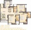 Dosti West County Phase 2 Dosti Cedar (3BHK+3T (887.16 sq ft) 887.16 sq ft)