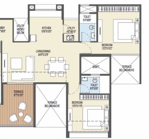  ganga-platino-phase-iii Floor Plan Floor Plan