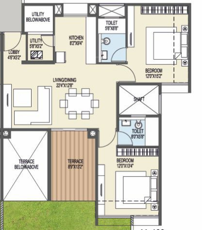 ganga-platino-phase-iii Floor Plan Floor Plan