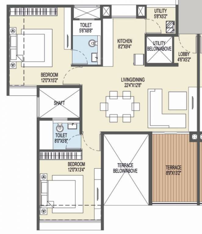  ganga platino phase iii Floor Plan Floor Plan