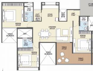  ganga-platino-phase-iii Floor Plan Floor Plan