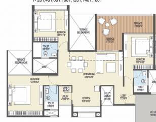  ganga-platino-phase-iii Floor Plan Floor Plan