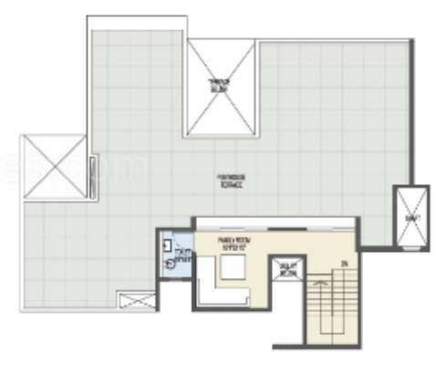  ganga platino phase iii Floor Plan Terrace Floor Plan