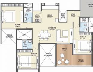  ganga-platino-phase-iii Floor Plan Floor Plan