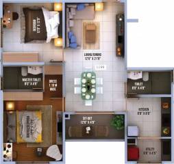 Vaishnavi North 24 (2BHK+2T (1,199 sq ft) 1199 sq ft) Vaishnavi North 24 (2BHK+2T (1,199 sq ft) 1199 sq ft)