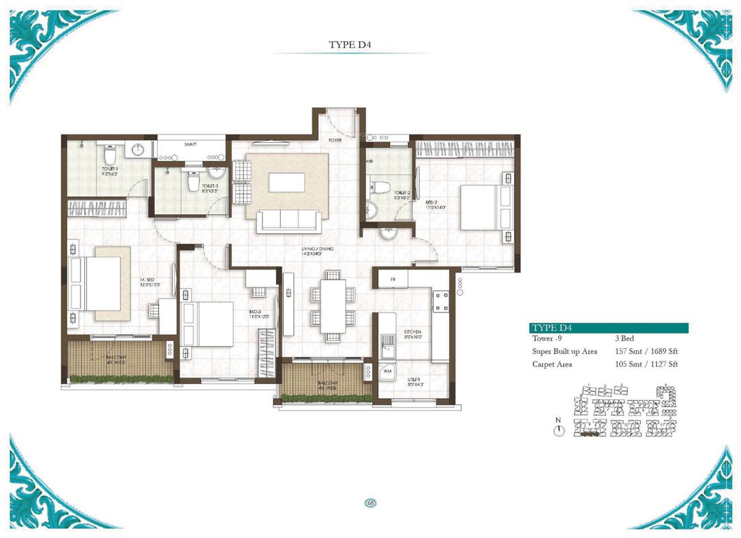  courtyards Floor Plan Floor Plan