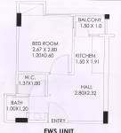 Uday Greens (1BHK+1T (239.39 sq ft) 239.39 sq ft)