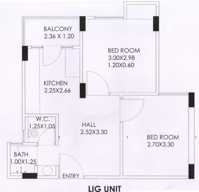 Uday Greens (2BHK+2T (402.35 sq ft) 402.35 sq ft)